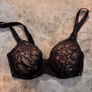 Elegant Black Lace Bra
